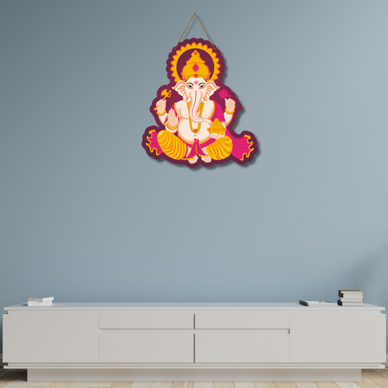 Lord Ganesha Blessings Wall Hanging