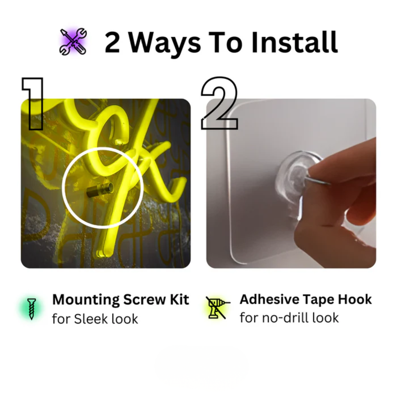 Angel Devil Neon Light