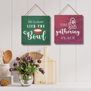 "Life Is Short, Lick the Bowl" Wall Hanging - ICraft asia