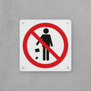 Do Not Litter Sign