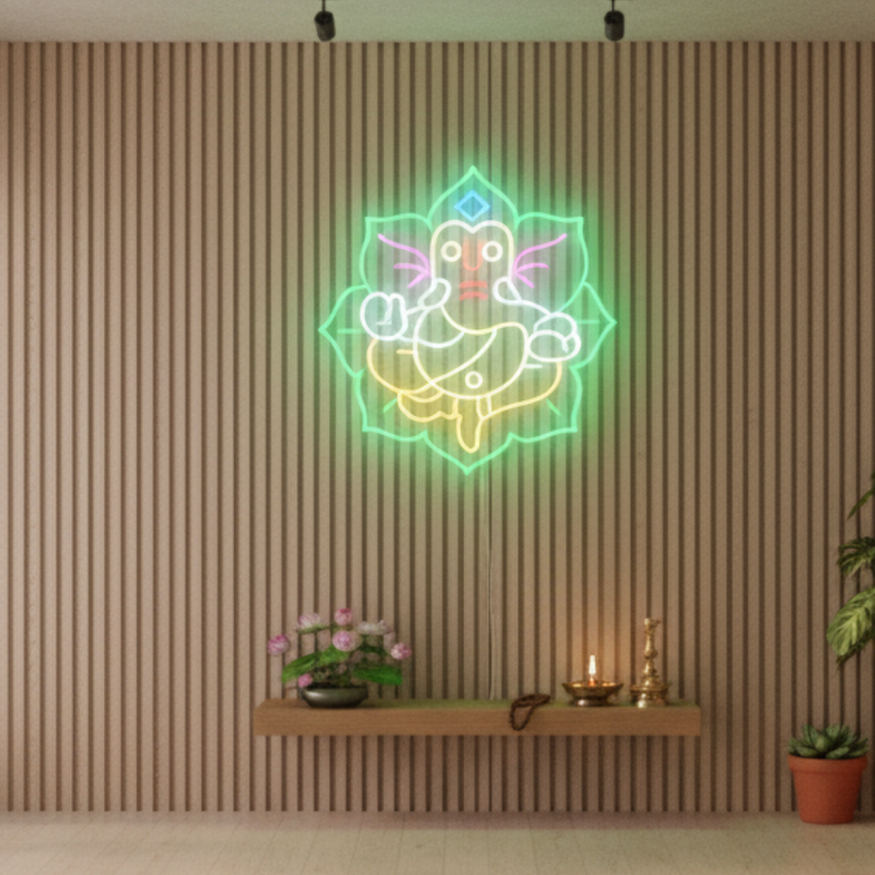 Ganesh Neon Sign