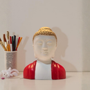 Elegant Buddha Head Sculpture