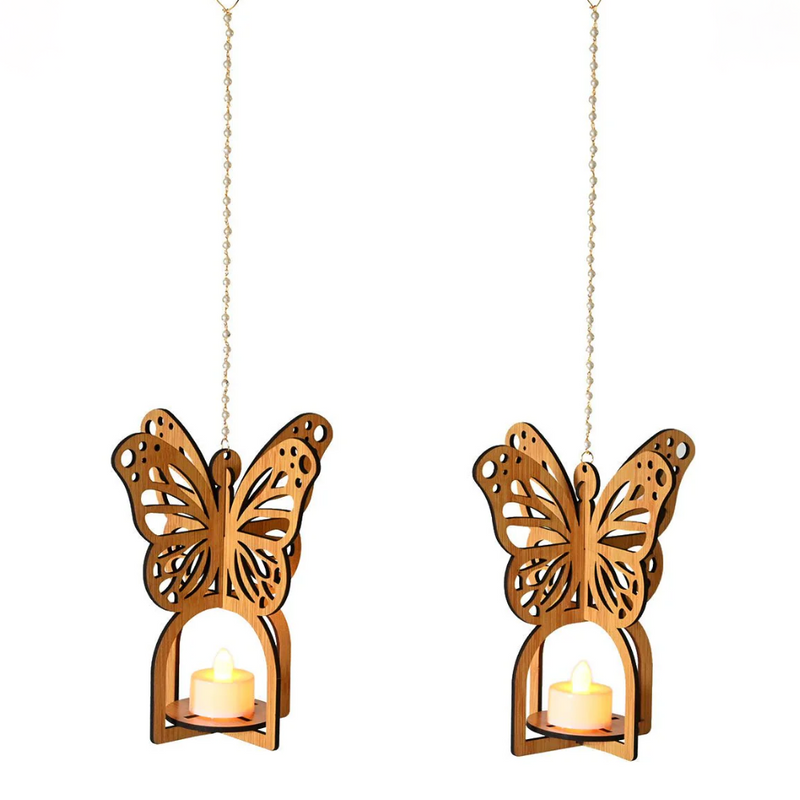 Hanging Butterfly Diya Holder