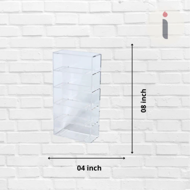 Premium Transparent Acrylic 5-Compartment Storage Box - ICraft asia