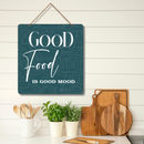 "Good Food is Good Mood" Wall Hanging - ICraft asia