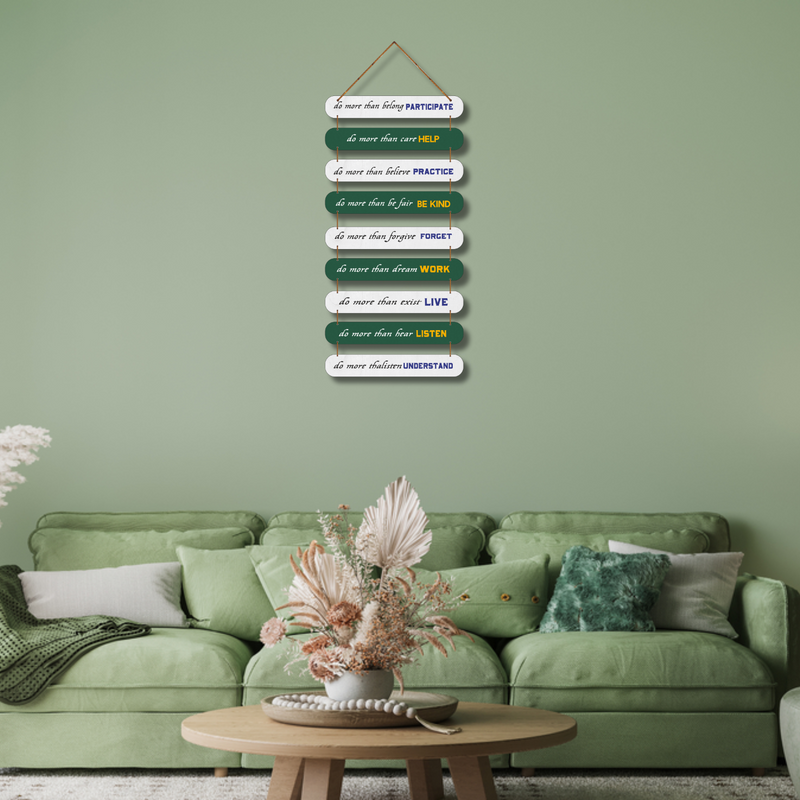Live with Intention Wall Hanging