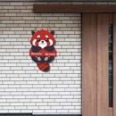 Cute Panda Welcome Wall Hanging