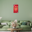 "Namo Bhagwate Vasudevay"  Wooden Wall Hanging - ICraft asia