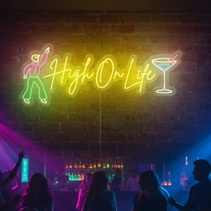 High On Life Neon Sign