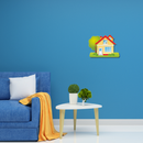 Wooden House Shaped Key Holder