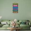 "Welcome To Our Home"  Wooden Wall Hanging - ICraft asia