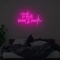 To The Moon And Back Neon Sign