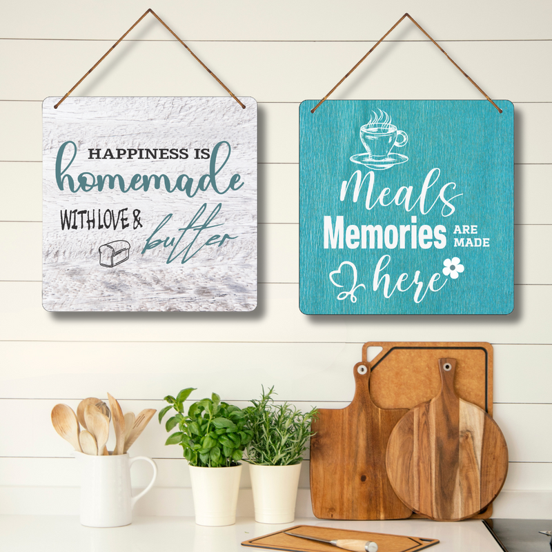 "Happiness Homemade with Love" Wall Hanging