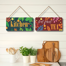 "Kitchen But First Tea" Wall Hanging - ICraft asia