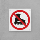No Skating Allowed Sign