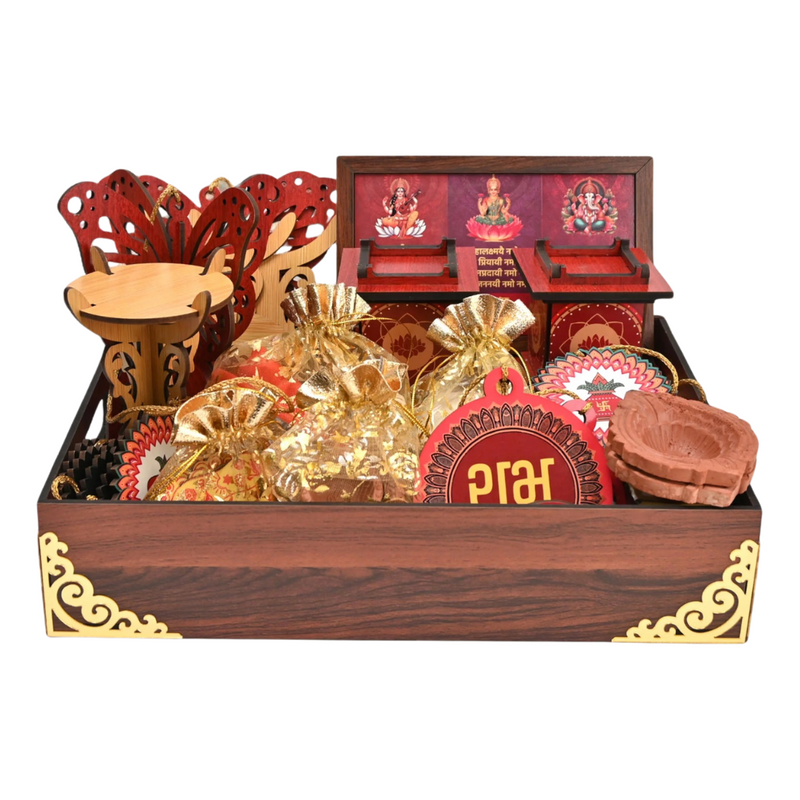 Diwali Decorations All-in-One Kit – 14 Pooja Decor Items