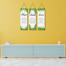 Hope, Faith & Love Wall Hanging