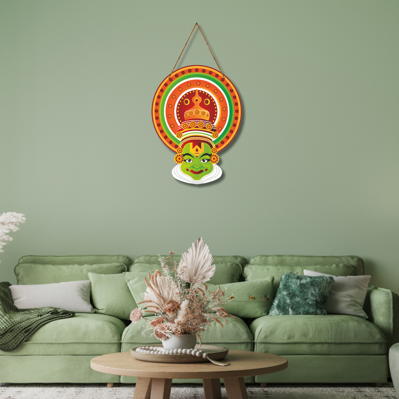 "Onam Kathakali" wall Hanging - ICraft asia