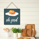 "Oh Food" wall hanging - ICraft asia