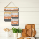 "Kitchen Rules" Wall Hanging - ICraft asia