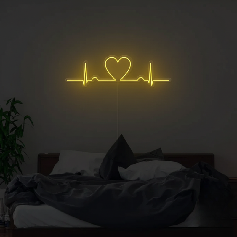Heartbeat Neon Sign