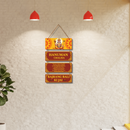 Hanuman Chalisa Wooden Wall Hanging