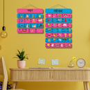 "Marathi Varnamala" Wooden Wall Hanging - ICraft asia