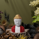 Elegant Buddha Head Sculpture