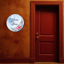 Welcome to Our Home wooden wall hanging