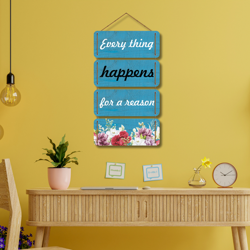 "Everything Happens for a Reason" Wall Hanging