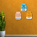 inspiring wooden wall hanging