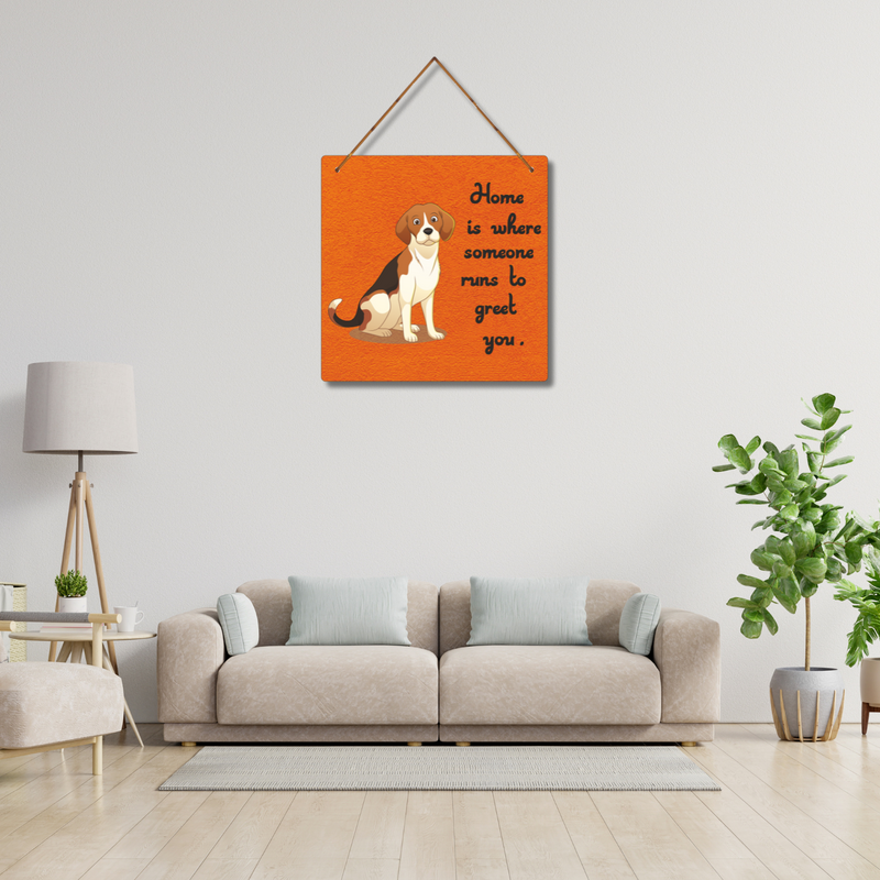 Home Is Where the Tail Wags First Wall Hanging