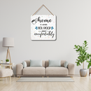 "Home Is Where You Poop Most Comfortably"  Wall Hanging - ICraft asia