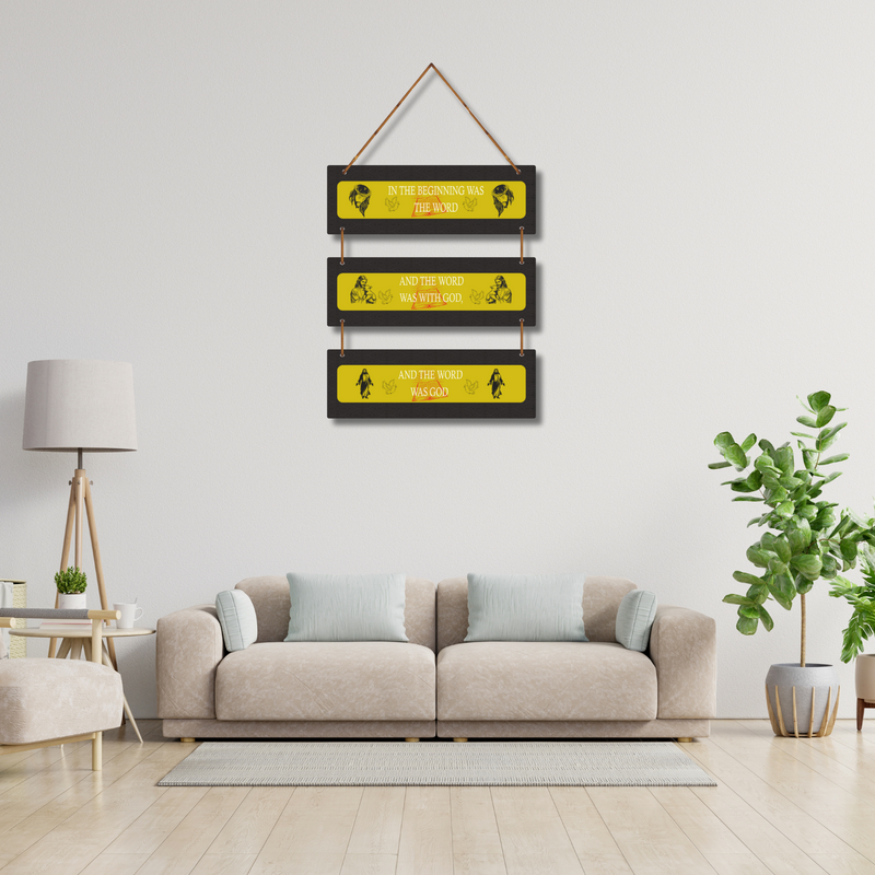 "In The Beginning Was The World" Wall Hanging