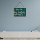 Most Wonderful Time of the Year Wall Hanging