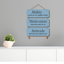 "Ability, Motivation, Attitude" wall hanging - ICraft asia