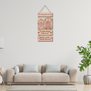 Tirupati Balaji Wooden Wall Hanging