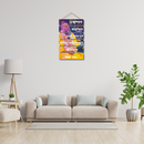 "Premanand Ji Maharaj" Wooden Wall Hanging - ICraft asia