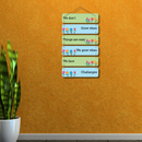 We Dont Grow When Woodan Wall Hanging