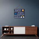 Islamic Daily Reminder Wall Hanging - ICraft asia