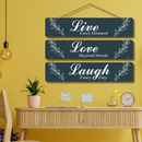 "Live Every Moment, Love Beyond Words" Wall Hanging - ICraft asia