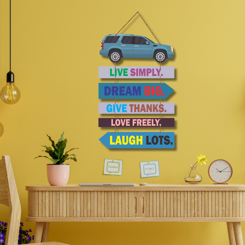 "Live Simply" Wall Hanging