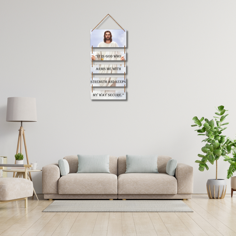 "Strength Through Faith" Wall Hanging