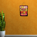 Keep Kaam Se Kaam wooden wall hanging