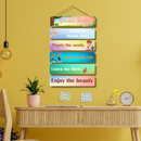 "Garden Rules" Wooden Wall Hanging - ICraft asia