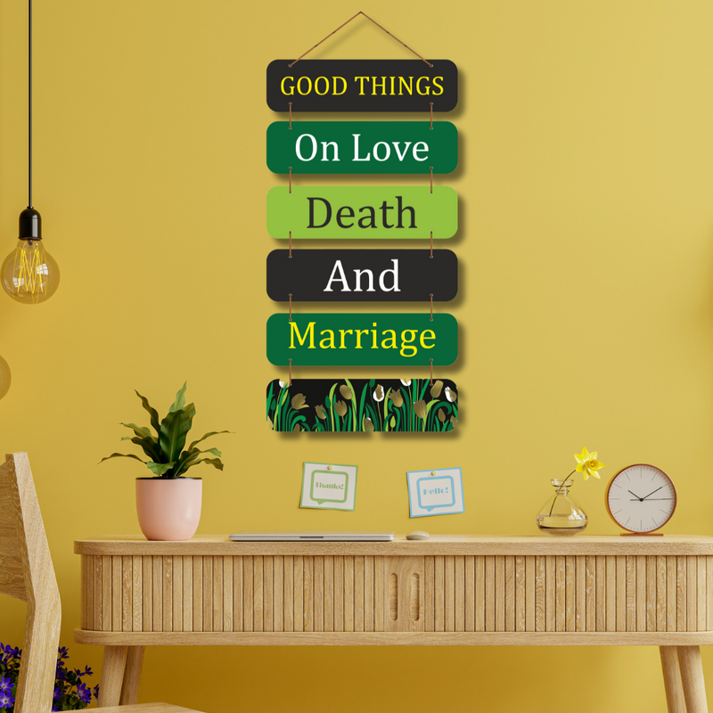 "Good Things" Wall Hanging