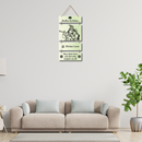 Divine Love Radha Krishna wooden wall hanging