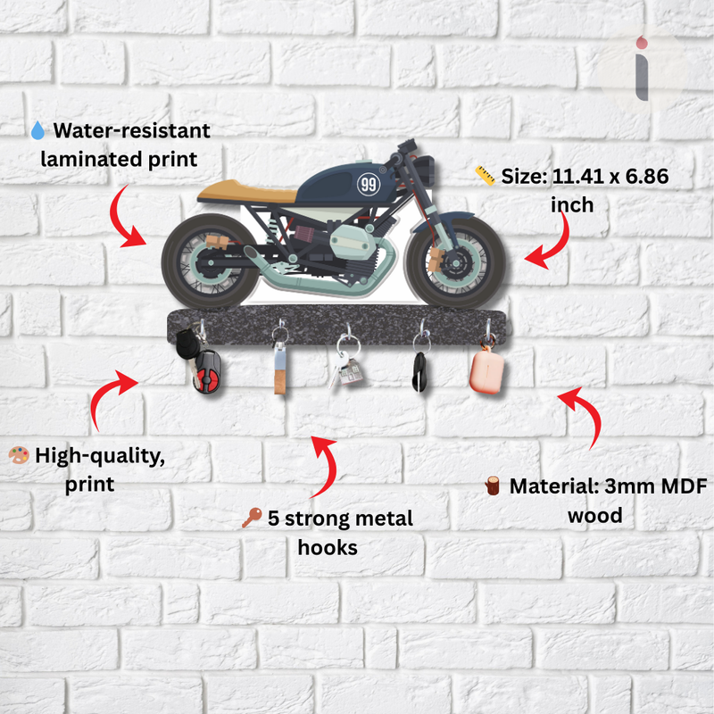 Classic Bike Wall Key Holder - ICraft asia