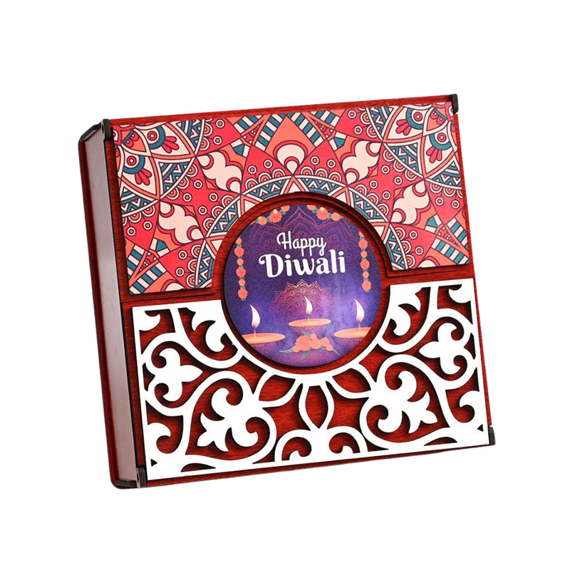 Wooden Dry Fruit Box (Empty Box) | Festive Box