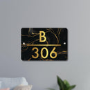 Golden Portoro - Contemporary House Number/Name Sign - ICraft asia